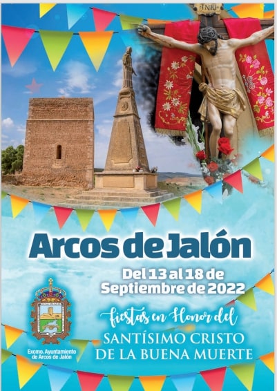 Fiestas patronales en honor al Cristo de la Buena Muerte 2022 Arcos de Jalón